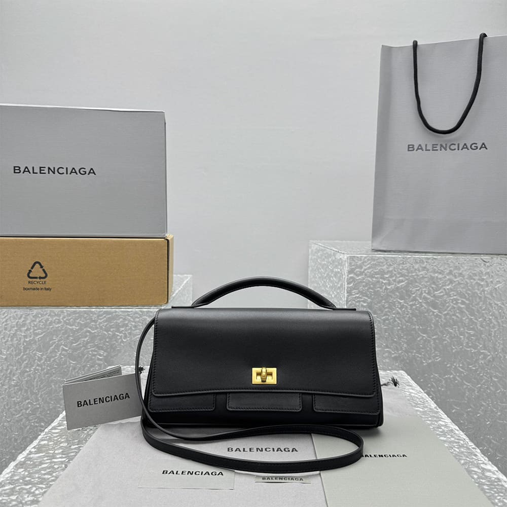 Balenciaga Women s Bel Air Clutch On Strap Small(HIGH-END GRADE)